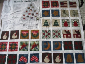 Panel de costura Country Americana Navidad adornos DreamSpinners tela Cranston - Imagen 1 de 5