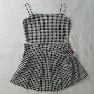 Liz & Sara 2-Piece Set Skirt & Spaghetti Strap Tank Top Girls XL Juniors Gray - Picture 1 of 8