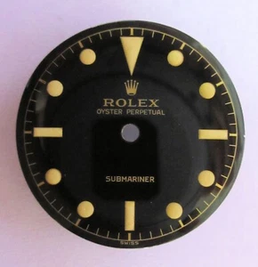 ~ Vintage Rolex "James Bond" #6205 Submariner Gilt Black Refinished Dial ~ - Picture 1 of 23