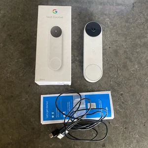 Google Nest GWX3T GA01318 US WiFi Smart Video Doorbell Battery NO MOUNT PLATE - Picture 1 of 13