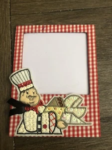 Katherine’s Collection Wayne M Kleski chef checkered Frame 8” X 6” - Picture 1 of 5