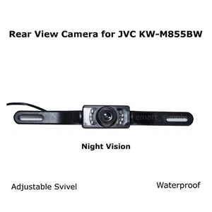 New Rear View Camera Backup License Plate Night for JVC KW-M855BW KWM855BW - Picture 1 of 2