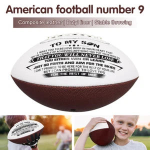 Official Hand Stitched new Rugby Ball Indoor/Outdoor Training Super Soft Size 9 - Picture 1 of 16