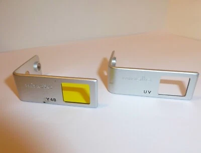 UV and YELLOW Y48 FILTER SET for the MINOLTA 16 MG CAMERA - Image 1 of 3