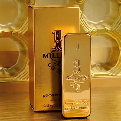 Paco Rabanne Perfume 1 One Million Eau De Toilette Hombres Colonia Mini Perfume 5 ml Foto 1 de 4