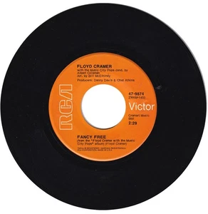 Floyd Cramer. Fancy Free/Is This Tomorrow 45 rpm - Picture 1 of 1