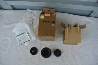 Nikon AF-S DX NIKKOR 35 mm f/1,8G - Lente Prime estándar nueva en caja Foto 1 de 4