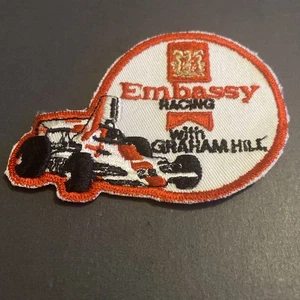 VTG EMBASSY RACING With Graham Hill Sew On Patch - Picture 1 of 2