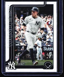Ben Rice 2025 Topps Holo Foil #337 New York Yankees - Picture 1 of 2
