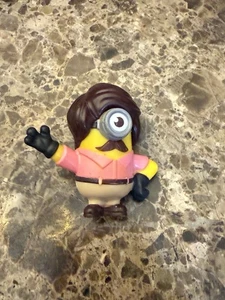 McDonalds Happy Meal Spielzeug Minions #37 Figur 2019 Mann Papa Zyklop braune Haare - Bild 1 von 8