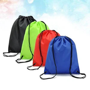  Zaino impermeabile con coulisse 4 pezzi borsa resistente zaini borsa - Foto 1 di 12