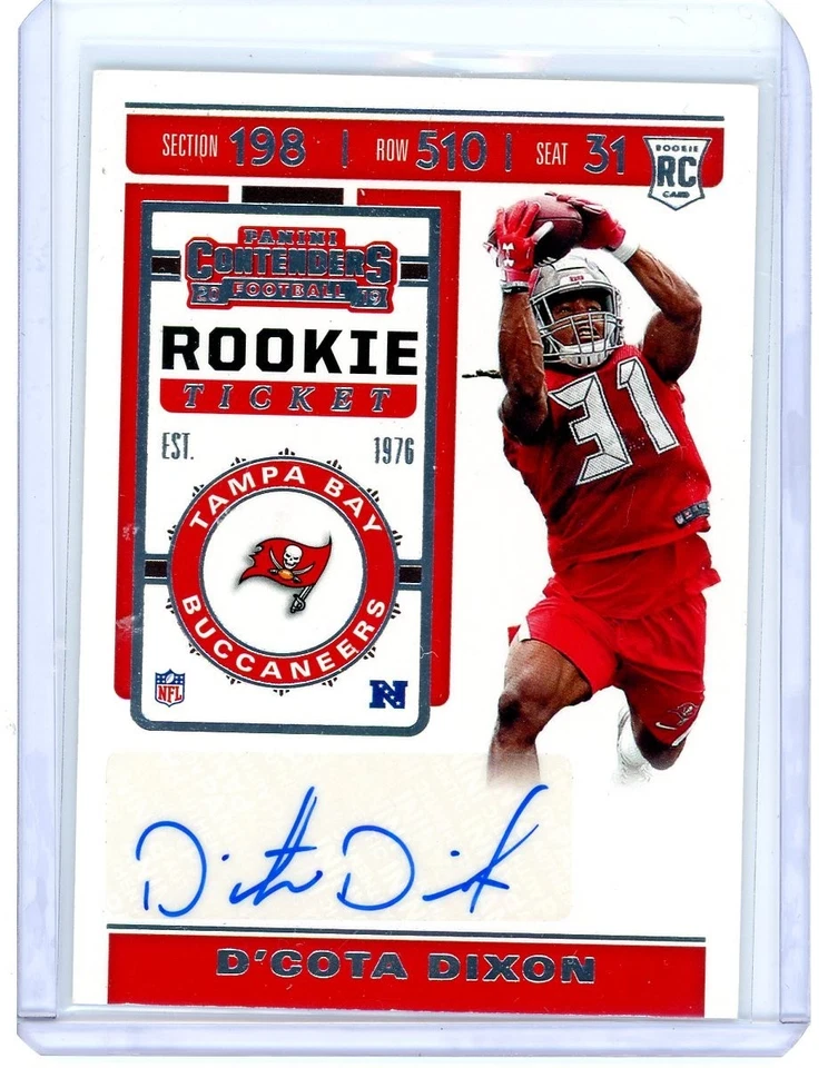 2019 Panini Contenders - Rookie Ticket D'Cota Dixon #255 (AU, RC) - Image 1 of 1