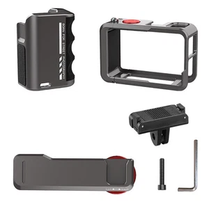 For DJI Action3/4/5pro Camera Handle Camera Cage Base Protective Accessories - Picture 1 of 20