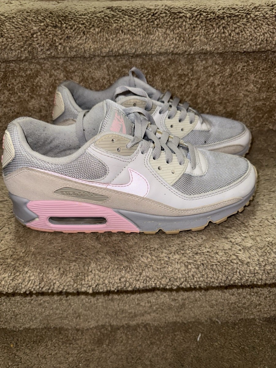 nike air max 90 gel muted pops vast grey & pink