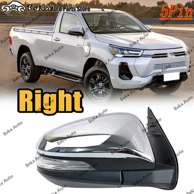 Espejo retrovisor derecho Toyota Hilux 2015 2016-2020 automático plegable 5 pines Foto 1 de 4