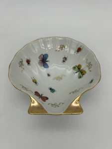 Beautiful! Vintage Lenwile Ardalt Porcelain Shell Shaped Trinket Dish Japan 5.25 - Picture 1 of 5
