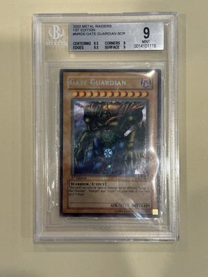 Yugioh Gate Guardian MRD-000 Metal Raiders 1st Edition BGS 9 - Image 1 of 2