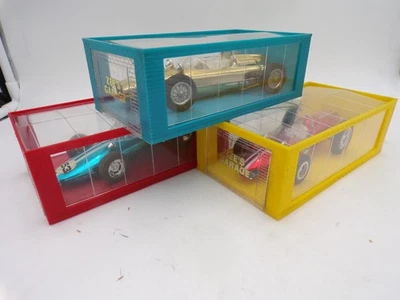 1960 Zylmex Hong Kong Zees Garage 6" Friction Formula conjunto de carro de corrida novo em folha - Imagem 1 de 4