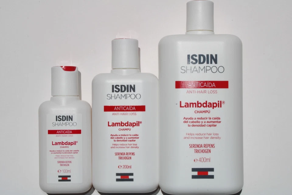 Isdin Lambdapil Anti-Hair Loss Shampoo Hair Growth Stimulator 100ml,200ml,400ml - Image 1 of 1