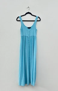 Hatch Still Tank Kleid Damen 0 gerippt blau Umstandsmode weich ärmellos Stretch - Bild 1 von 13