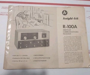 Knight R100A 4 Band Amateur Communications Assembly Manual Only - Zdjęcie 1 z 4