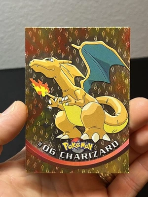 Topps Pokémon series 1 Charizard #6 silver foil embossed flames 3rd print - Image 1 of 4