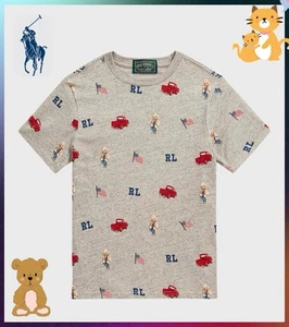 Polo Ralph Lauren Little Boy's Graphic Polo Bear W/ Truck T-Shirt Size 5 - Picture 1 of 5