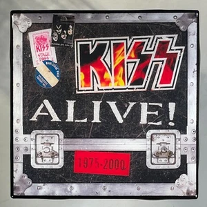 KISS Alive! 1975-2000 Coaster Custom Ceramic Tile - Picture 1 of 4