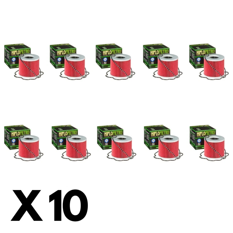Paquete de 10 filtros de aceite Hiflo para Suzuki GS500 2001-2013 Foto 1 de 1