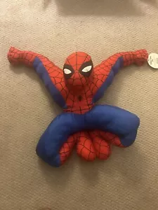 2002 Marvel Comics SPIDER-MAN Pillow Time Pal soft plush toy 18" New With Tags - Picture 1 of 8