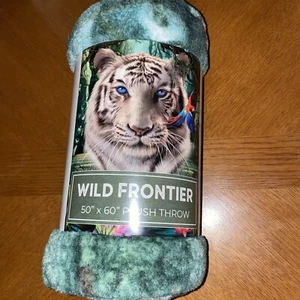 FELPA TIGRE SALVAJE FRONTERA SALVAJE TIRO 50" X 60" - Imagen 1 de 3