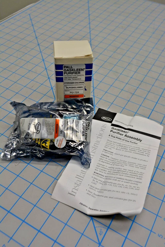 GLPV2HCLVMM4 / PURIFICADOR GASKLEEN 1000 PSIG MAWP 70C MAX TMP HYDRO CHLO / PALL Foto 1 de 4