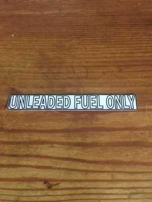 Calcomanía solo combustible sin plomo Toyota 22r 22re 22rte camión Hilux 4runner repro Foto 1 de 2