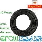 Micro irrigation Black Pipe 4mm ID / 6mm OD Hozelock Compatible Drip Tube - 10M