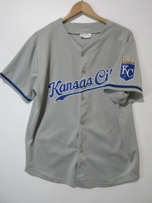 Camiseta deportiva Fox Sports para hombre talla M rara de colección de los Kansas City Royals promoción gris visitante Foto 1 de 4