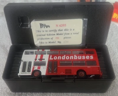英国 N6205 1: 76 比例 斯堪尼亚 METROPOLITAN 双层巴士 伦敦巴士 盒装 — 第 1/4 张图片
