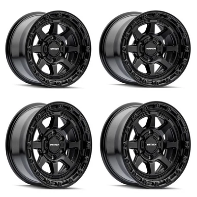 Juego 4 Mayhem Ridgeline 17x8,5 6x135 -6 mm negro satinado elevado para Ford Lincoln Foto 1 de 4