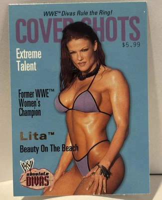 WWE Fleer 2002 Lita Absolute Divas Обложка Карта с Выстрелами 3 Из 10 CS - Изображение 1 из 2