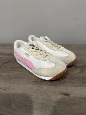 Zapatillas informales PUMA Easy Rider vintage con cordones para niños pequeños beige rosa talla 10 Foto 1 de 4