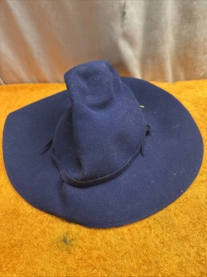 A • Sombrero azul vintage Brewster Fifth Avenue New York para mujer. Talla 22 1/2 Foto 1 de 4