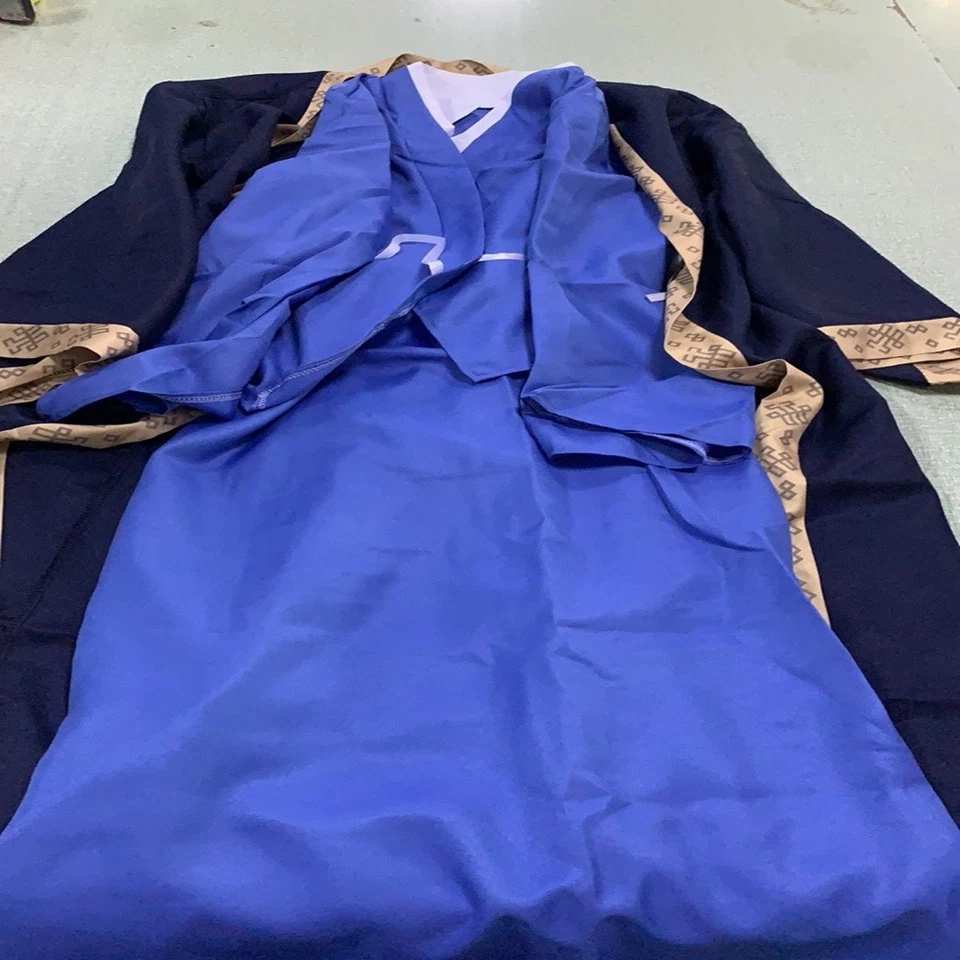 Pantalones largos azules de manga larga Foto 1 de 1