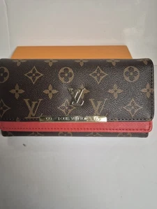 Cartera Louis Vuitton 2132# roja nueva nunca usada - Imagen 1 de 9