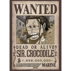 Poster Chibi Abystyle One Piece Modelo Wanted Crocodile Wano - Imagen 1 de 1