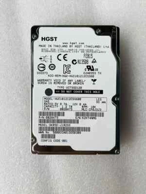 HGST 1.2TB 10K 2.5" SAS 6.0GB/s Enterprise HDD HUC101212CSS600 hard drive - Image 1 of 4