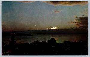 Cartolina Puget Sound At Twilight, Seattle, Washington G1 - Foto 1 di 2