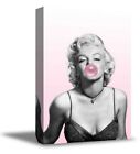 Classic Marilyn Monroe Wall Decor Marilyn Monroe Pink Bubble Canvas Art