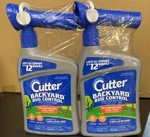 Cutter Backyard Bug Control Spray Concentrate (2 Pack), Kills Mosquitoes, Fleas - Picture 1 of 2