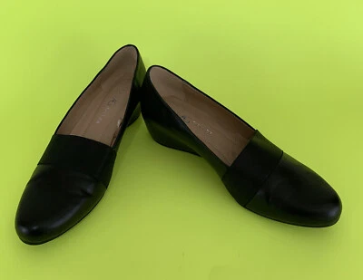 Andrew Geller  Secretary Women’s Black  Wedge Heel Shoes Size 9.5 M - Image 1 of 4