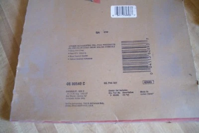 Junta de cárter de aceite del motor Fel-pro OS30540C 1985-95 Chevy Pontiac Suzuki Geo 1,0 L I3 Foto 1 de 2