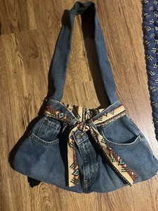 Levi's Blue Jeans Denim Purse Handbag - Picture 1 of 6